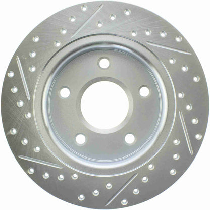 StopTech Select Sport Drilled & Slotted Rotor - Left - Rear 227.67071L
