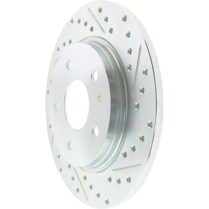 StopTech Select Sport Drilled & Slotted Rotor - Left - Rear 227.67071L