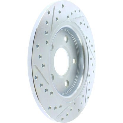 StopTech Select Sport Drilled & Slotted Rotor - Left - Rear 227.67071L