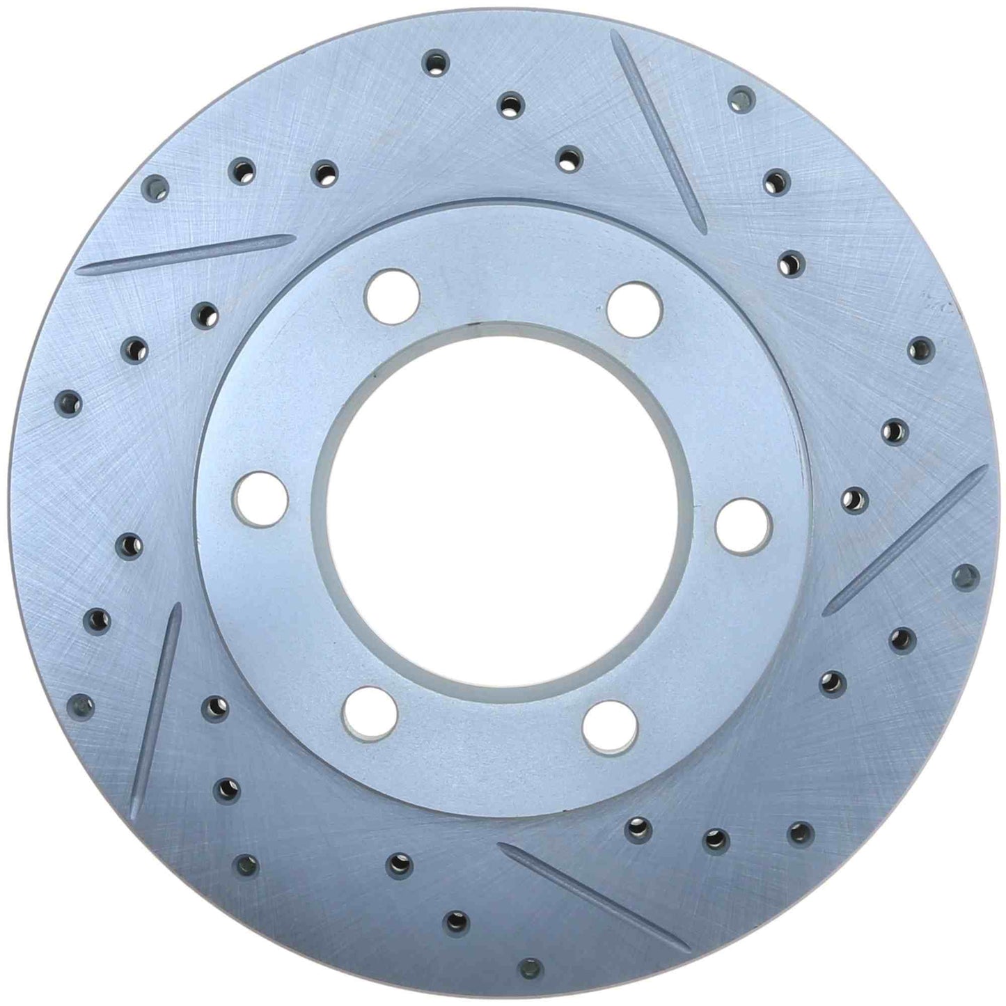 StopTech Select Sport Drilled And Slotted Brake Rotor; Front Left