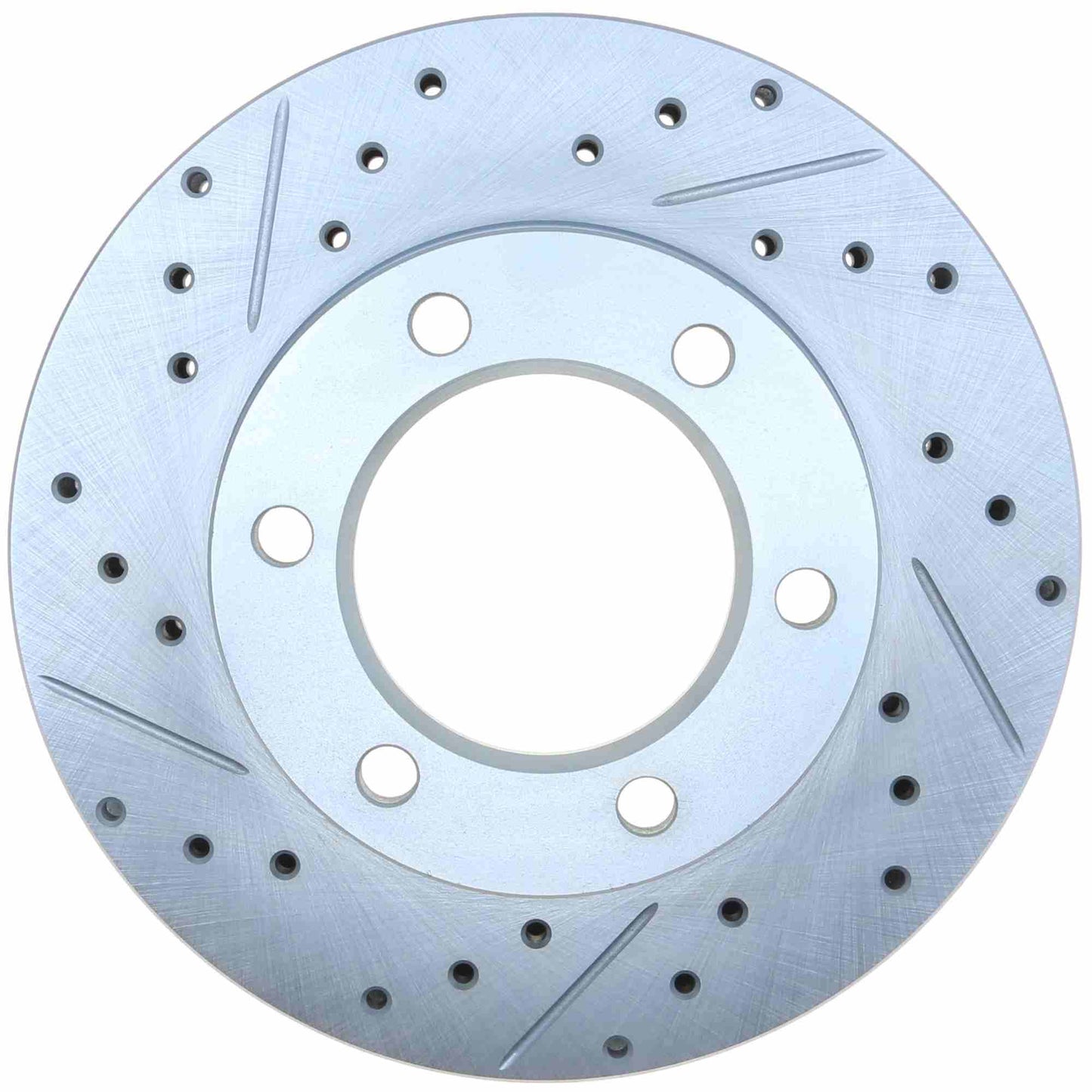 StopTech Select Sport Drilled And Slotted Brake Rotor; Front Right