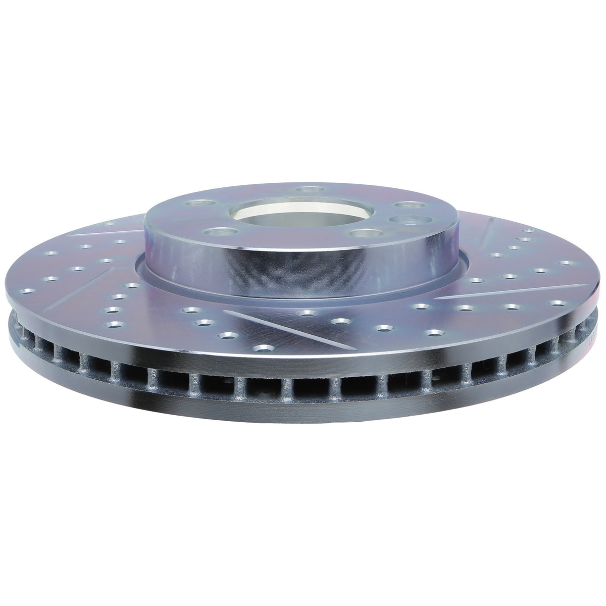 StopTech Select Sport Drilled And Slotted Brake Rotor; Front Left