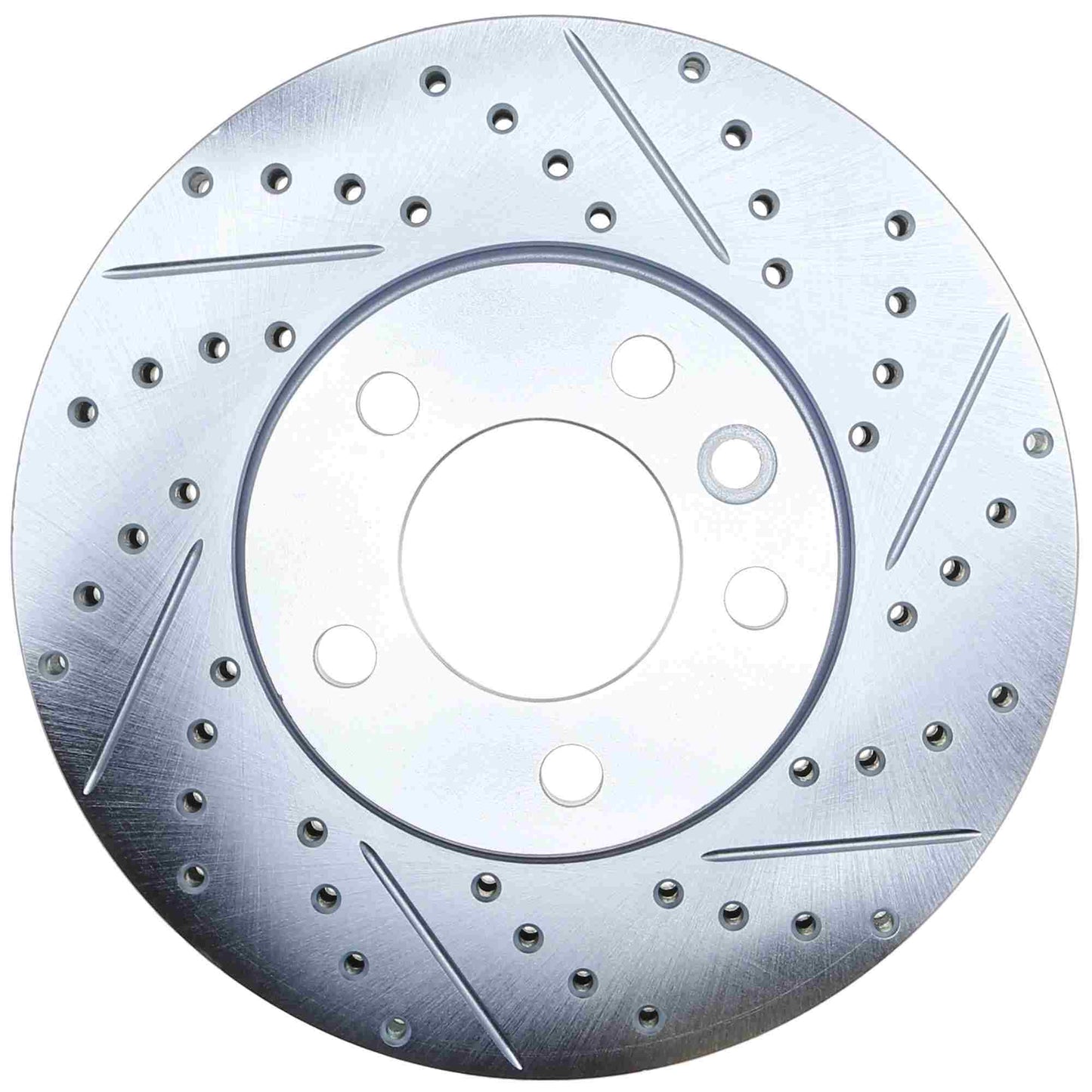 StopTech Select Sport Drilled And Slotted Brake Rotor; Front Left