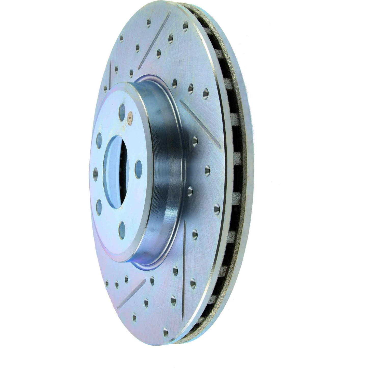 StopTech  Select Sport Drilled And Slotted Brake Rotor; Front Right