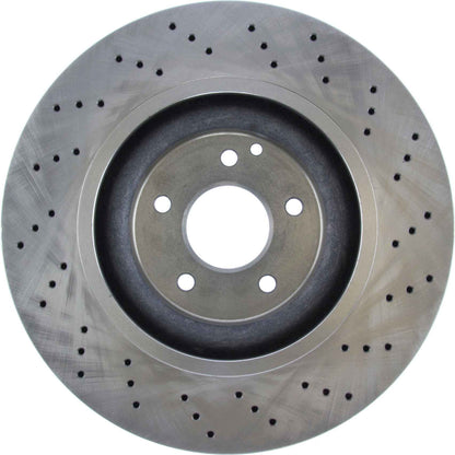 Centric Parts Disc Brake Rotor Standard Drilled with Non-Directional Finishes for 2003-2006 Mercedes-Benz CLK500, 2007-2009 CLK550, 2005-2011 SLK55 AMG 228.35052
