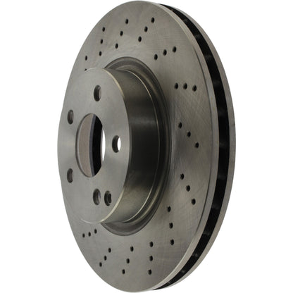 Centric Parts Disc Brake Rotor Standard Drilled with Non-Directional Finishes for 2003-2006 Mercedes-Benz E350 E500 SL500 228.35062