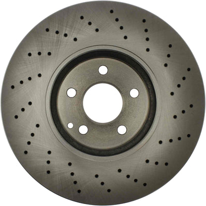 Centric Parts Disc Brake Rotor Standard Drilled with Non-Directional Finishes for 2009-2007 Mercedes-Benz E350, 2006-2004 E500, 2009-2007 E550, 2006-2003 S430, 2006-2003 S500 228.35069