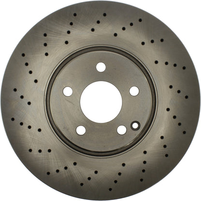 Centric Parts Disc Brake Rotor Standard Drilled with Non-Directional Finishes for 2009-2007 Mercedes-Benz E350, 2006-2004 E500, 2009-2007 E550, 2006-2003 S430, 2006-2003 S500 228.35069