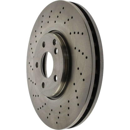 Centric Parts Disc Brake Rotor Standard Drilled with Non-Directional Finishes for 2009-2007 Mercedes-Benz E350, 2006-2004 E500, 2009-2007 E550, 2006-2003 S430, 2006-2003 S500 228.35069