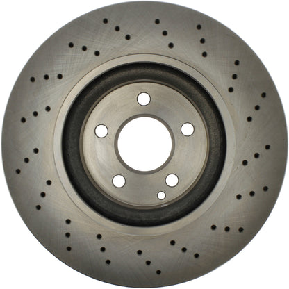Centric Parts Disc Brake Rotor Standard Drilled with Non-Directional Finishes for 2009-2006 Mercedes-Benz E350, 2005-2004 E500, 2009-2007 E550, 2004-2003 SL500, 2012-2007 SL550 228.35078