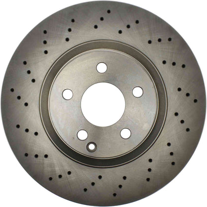 Centric Parts Disc Brake Rotor Standard Drilled with Non-Directional Finishes for 2009-2006 Mercedes-Benz E350, 2005-2004 E500, 2009-2007 E550, 2004-2003 SL500, 2012-2007 SL550 228.35078