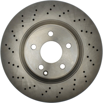 Centric Parts Disc Brake Rotor Standard Drilled with Non-Directional Finishes for 2009-2006 Mercedes-Benz E350, 2005-2004 E500, 2009-2007 E550, 2004-2003 SL500, 2012-2007 SL550 228.35078