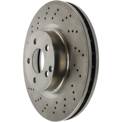 Centric Parts Disc Brake Rotor Standard Drilled with Non-Directional Finishes for 2009-2006 Mercedes-Benz E350, 2005-2004 E500, 2009-2007 E550, 2004-2003 SL500, 2012-2007 SL550 228.35078