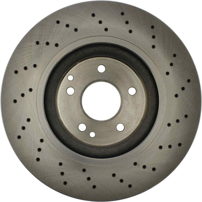 Centric Parts Disc Brake Rotor Standard Drilled with Non-Directional Finishes for 2004-2007 C230, 2003-2005 C320, 2008-2009 CLK350, 2006-2008 SLK280, 2009-2011 SLK300, 2005-2011 SLK350 228.35086