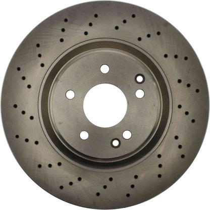 Centric Parts Disc Brake Rotor Standard Drilled with Non-Directional Finishes for 2004-2007 C230, 2003-2005 C320, 2008-2009 CLK350, 2006-2008 SLK280, 2009-2011 SLK300, 2005-2011 SLK350 228.35086