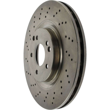 Centric Parts Disc Brake Rotor Standard Drilled with Non-Directional Finishes for 2004-2007 C230, 2003-2005 C320, 2008-2009 CLK350, 2006-2008 SLK280, 2009-2011 SLK300, 2005-2011 SLK350 228.35086