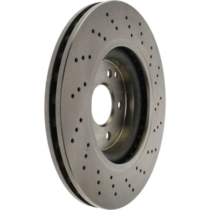 Centric Parts Disc Brake Rotor Standard Drilled with Non-Directional Finishes for 2004-2007 C230, 2003-2005 C320, 2008-2009 CLK350, 2006-2008 SLK280, 2009-2011 SLK300, 2005-2011 SLK350 228.35086