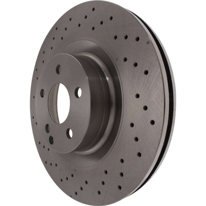 Centric Parts Disc Brake Rotor Standard Drilled Non-Directional Finishes for 2009-2014 Mercedes-Benz CL550 CL600 S350 S400 S450 S550 S600 SL550 228.35095