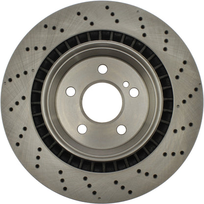 Centric Parts Disc Brake Rotor Standard Drilled Non-Directional Finishes for 2009-2014 Mercedes-Benz CL550 CL600 S350 S400 S450 S550 S600 SL550 228.35096