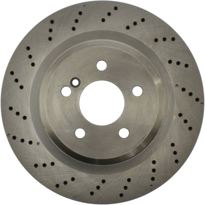 Centric Parts Disc Brake Rotor Standard Drilled Non-Directional Finishes for 2009-2014 Mercedes-Benz CL550 CL600 S350 S400 S450 S550 S600 SL550 228.35096