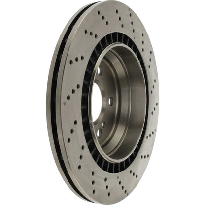 Centric Parts Disc Brake Rotor Standard Drilled Non-Directional Finishes for 2009-2014 Mercedes-Benz CL550 CL600 S350 S400 S450 S550 S600 SL550 228.35096