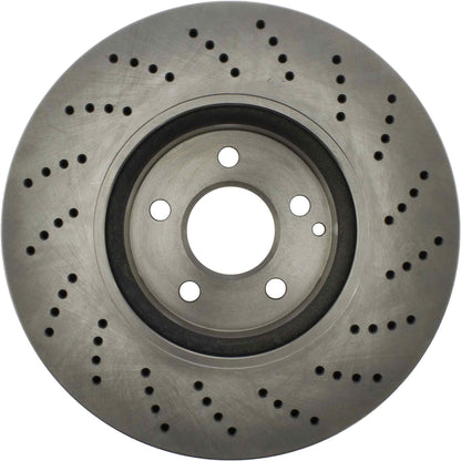 Centric Parts Disc Brake Rotor Standard Drilled Non-Directional Finishes for 2008-2017 Mercedes-Benz C300 C350 E250 E350 E400 SLK300 228.35110