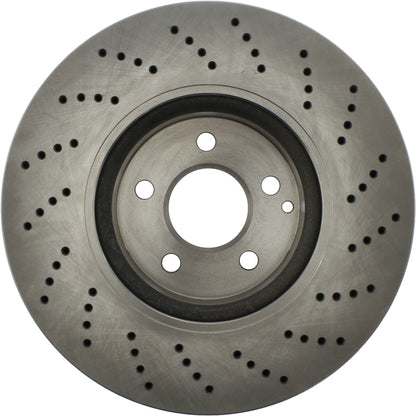 Centric Parts Disc Brake Rotor Standard Drilled Non-Directional Finishes for 2008-2017 Mercedes-Benz C300 C350 E250 E350 E400 SLK300 228.35110