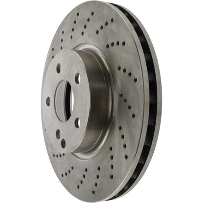 Centric Parts Disc Brake Rotor Standard Drilled Non-Directional Finishes for 2008-2017 Mercedes-Benz C300 C350 E250 E350 E400 SLK300 228.35110