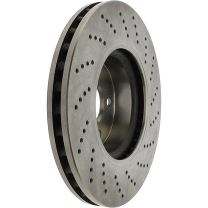 Centric Parts Disc Brake Rotor Standard Drilled Non-Directional Finishes for 2008-2017 Mercedes-Benz C300 C350 E250 E350 E400 SLK300 228.35110