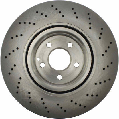 Centric Parts Disc Brake Rotor Standard Drilled with Non-Directional Finishes for 2012-2015 Mercedes-Benz C250, 2010-2016 E350/E400, 2011-2017 E550 228.35120