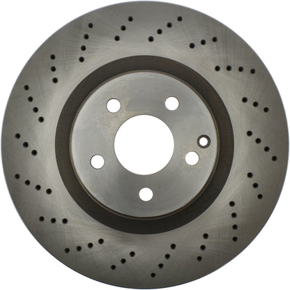 Centric Parts Disc Brake Rotor Standard Drilled with Non-Directional Finishes for 2012-2015 Mercedes-Benz C250, 2010-2016 E350/E400, 2011-2017 E550 228.35120