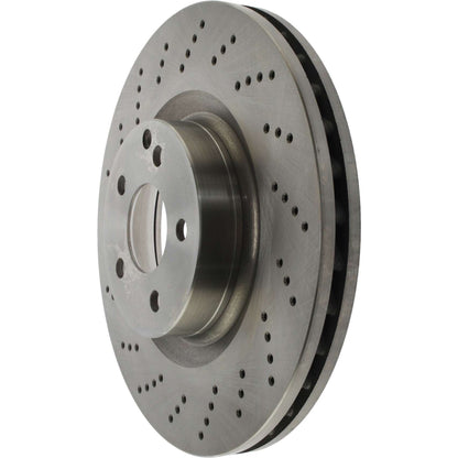 Centric Parts Disc Brake Rotor Standard Drilled with Non-Directional Finishes for 2012-2015 Mercedes-Benz C250, 2010-2016 E350/E400, 2011-2017 E550 228.35120