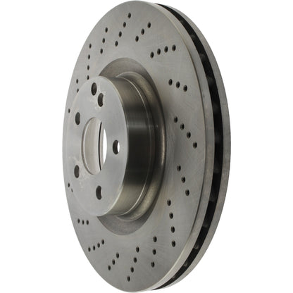 Centric Parts Disc Brake Rotor Standard Drilled with Non-Directional Finishes for 2012-2015 Mercedes-Benz C250, 2010-2016 E350/E400, 2011-2017 E550 228.35120