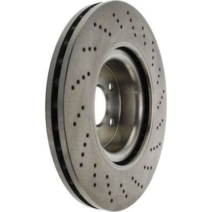 Centric Parts Disc Brake Rotor Standard Drilled with Non-Directional Finishes for 2012-2015 Mercedes-Benz C250, 2010-2016 E350/E400, 2011-2017 E550 228.35120