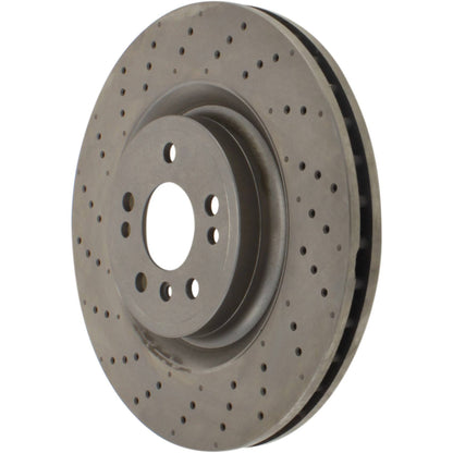 Centric Parts Disc Brake Rotor Standard Drilled for 2016-2019 Mercedes-Benz GLE300d GLE350 GLE350d GLE400 ML250 ML350 ML400 228.35126