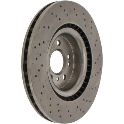 Centric Parts Disc Brake Rotor Standard Drilled for 2016-2019 Mercedes-Benz GLE300d GLE350 GLE350d GLE400 ML250 ML350 ML400 228.35126