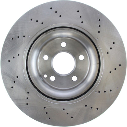 Centric Parts Disc Brake Rotor Standard Drilled with Non-Directional Finishes for 2015-2020 Mercedes-Benz E400 SLC43 AMG SLC300 SLK250 SLK300 SLK350 228.35132