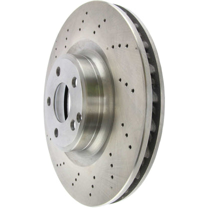 Centric Parts Disc Brake Rotor Standard Drilled with Non-Directional Finishes for 2015-2020 Mercedes-Benz E400 SLC43 AMG SLC300 SLK250 SLK300 SLK350 228.35132