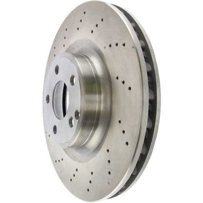 Centric Parts Disc Brake Rotor Standard Drilled with Non-Directional Finishes for 2015-2020 Mercedes-Benz E400 SLC43 AMG SLC300 SLK250 SLK300 SLK350 228.35132