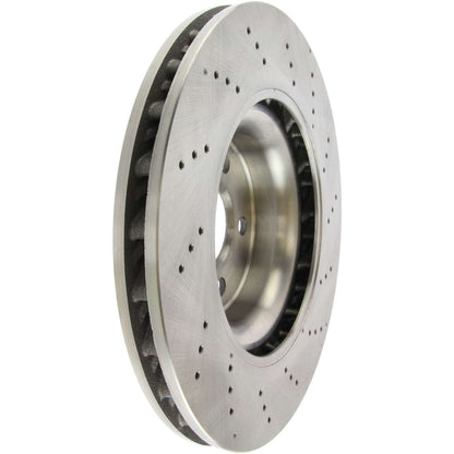 Centric Parts Disc Brake Rotor Standard Drilled with Non-Directional Finishes for 2015-2020 Mercedes-Benz E400 SLC43 AMG SLC300 SLK250 SLK300 SLK350 228.35132