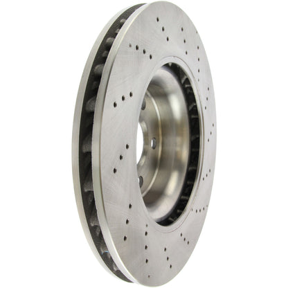 Centric Parts Disc Brake Rotor Standard Drilled with Non-Directional Finishes for 2015-2020 Mercedes-Benz E400 SLC43 AMG SLC300 SLK250 SLK300 SLK350 228.35132