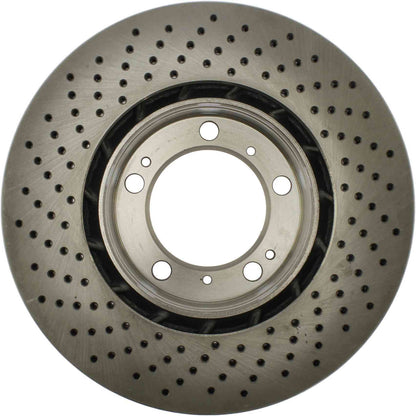 Centric Parts Disc Brake Rotor Standard Drilled with Non-Directional Finishes for 2008-1999 Porsche 911, Boxster 2012-2000, Cayman 2012-2006 228.37035