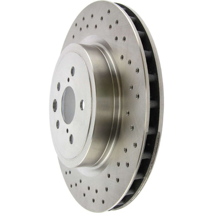 Centric Parts Disc Brake Rotor Standard Drilled Non-Directional Finishes for 2008-2014 Lexus IS 228.44163