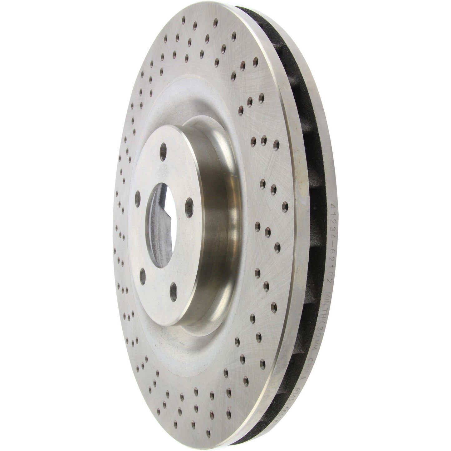 Centric Parts Disc Brake Rotor Standard Drilled with Non-Directional Finishes for 2006-2013 Chevrolet Corvette 228.62102