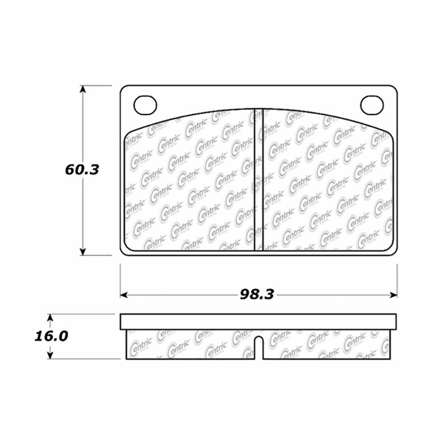 Stoptech Centric Centric Premium Brake Pads 300.00430