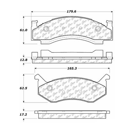 Stoptech Centric Centric Premium Brake Pads 300.01230