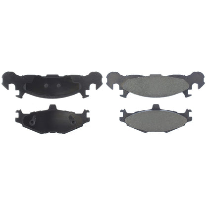 Centric Parts Premium Semi-Metallic Brake Pads with Shims for 1984-1990 Chrysler Models 300.02190