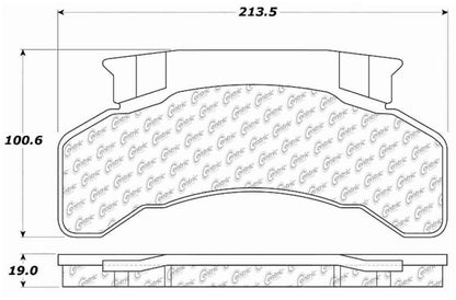 Centric Parts Disc Brake Pad Set Premium Semi-Metallic with Shims and Hardware for Chevrolet 1990-2002 300.02240