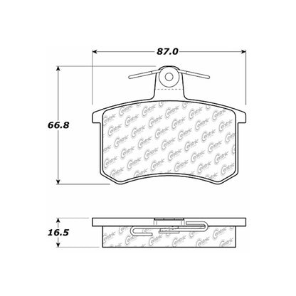 Stoptech Centric Centric Premium Brake Pads 300.02280