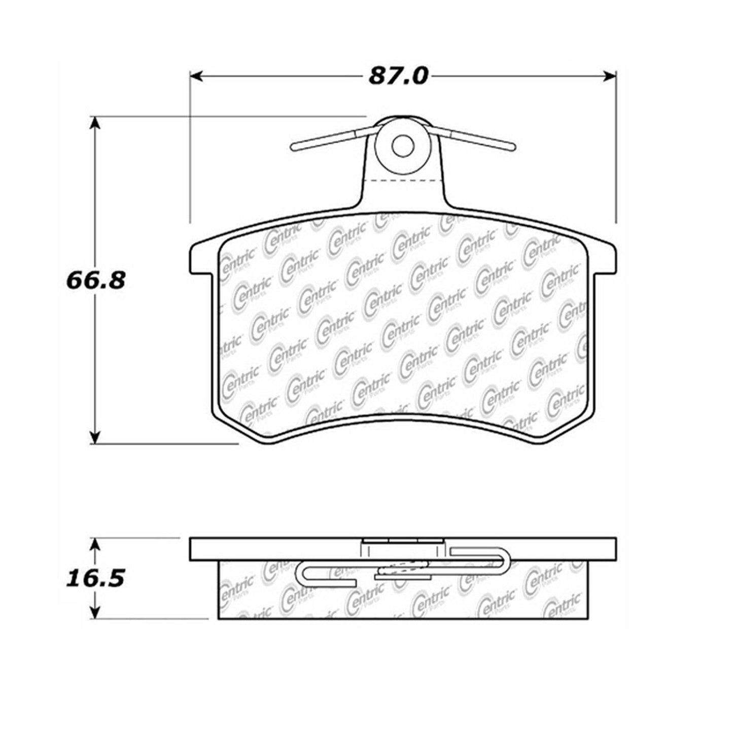 Stoptech Centric Centric Premium Brake Pads 300.02280